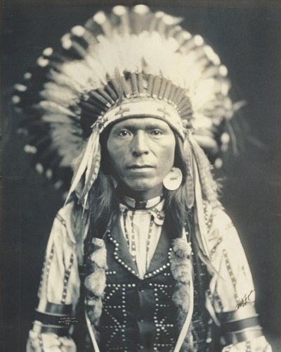 Red Thunder, Nez Perce (neveu du chef Joseph) - Edward Sheriff Curtis