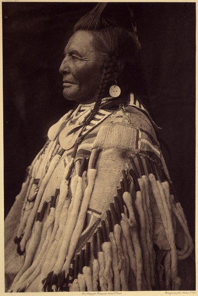 Coup de feu dans la main, Apsaroke - Edward Sheriff Curtis