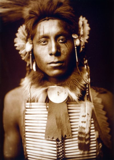 Sitting Eagle, homme Crow, vers 1905, photo Edward S. Curtis - Edward Sheriff Curtis