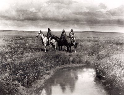 Trois chefs amérindiens, vers 1900 - Edward Sheriff Curtis