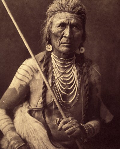 Loup, Indien Apsaroke. Photo tirée du volume 4 de l