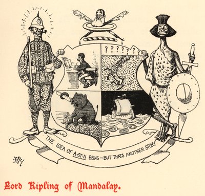 Lord Kipling de Mandalay (gravure) - Edward Tennyson Reed