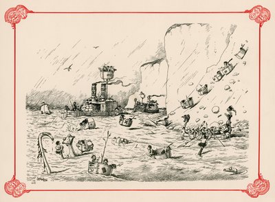 La flotte en exercice - Edward Tennyson Reed