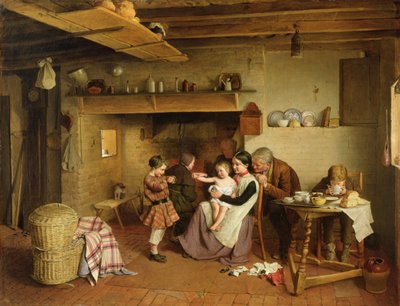 Scène de cottage, 1855 - Edward Thompson Davis