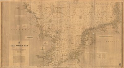 La mer du Nord [feuille sud] des dernières enquêtes britanniques et étrangères - Edward Weller