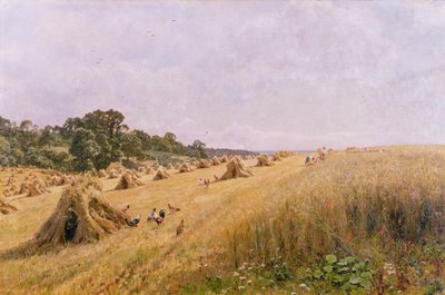 Récolte de champ de maïs - Edward Wilkins Waite