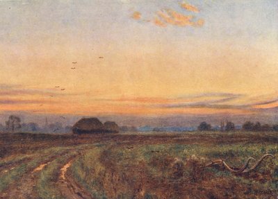 Le soleil se couche... La Terre, comme un enfant fatigué, tourne son visage vers le sein de la nuit - Edward Wilkins Waite