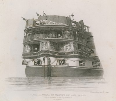 Le navire de Sa Majesté Asia - Edward William Cooke