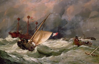 Matin après une forte tempête - Edward William Cooke