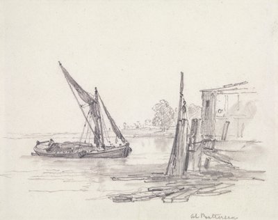 Vue sur la Tamise à Battersea - Edward William Cooke