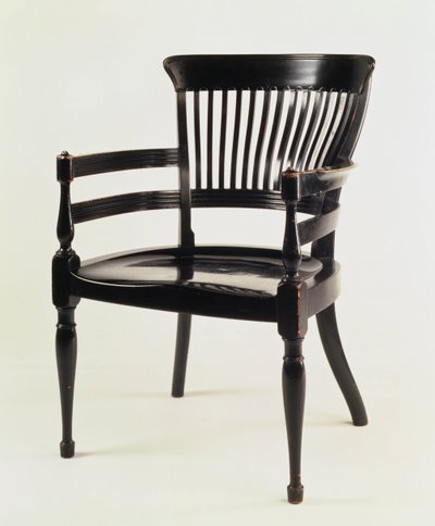 Fauteuil, fabriqué par James Peddle, c.1880 - Edward William Godwin