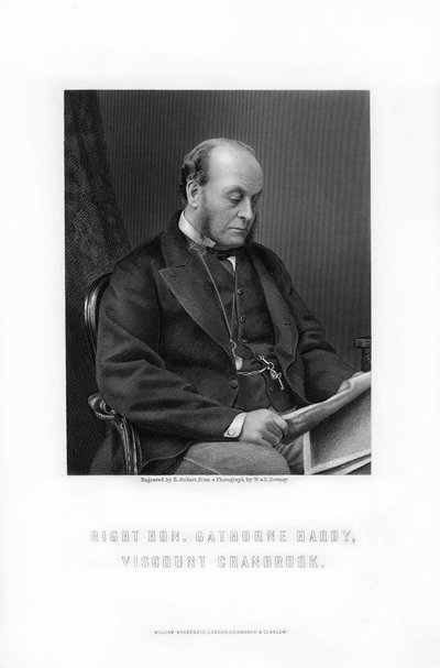 Gathorne Gathorne-Hardy, 1er comte de Cranbrook, homme politique anglais, 1881 - Edward William Stodart