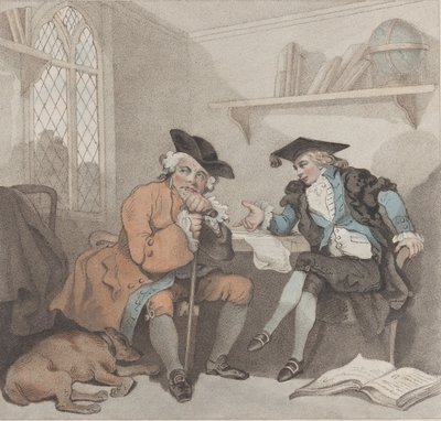 Scène de collège, ou une tentative infructueuse sur la bourse de Old Square-toes - Edward Williams