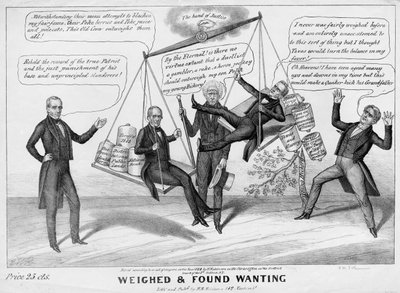 Pesé et trouvé manquant, publié par H R Robinson, New York, 1844 - Edward Williams Clay