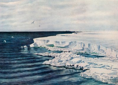 La Grande Barrière de Glace, vue vers l