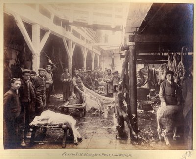 Abattoir de Leadenhall, depuis l