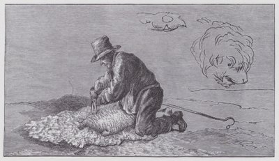 Tonte des moutons - Edwin (after) Landseer