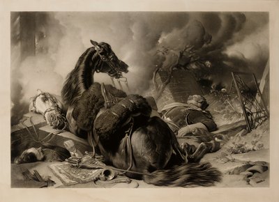 Temps de guerre et temps de paix, gravure de Thomas Lewis Atkinson - Edwin (after) Landseer