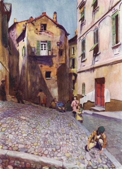 Corse : Vieilles maisons, Bastia - Edwin Arthur Norbury