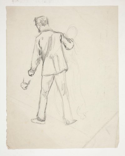 Une figure masculine et une figure féminine - Edwin Austin Abbey