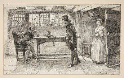 Un visiteur indésirable - Edwin Austin Abbey