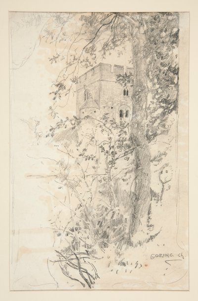 Étude architecturale - Edwin Austin Abbey