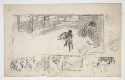 Croquis divers (recto); Croquis d