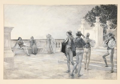 Balthazar chante - Edwin Austin Abbey