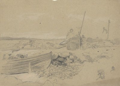 Scène de plage avec doris - Edwin Austin Abbey