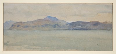 Falaises de Bourg & Bribun, Mull (?) - [Ville des Highlands] - Edwin Austin Abbey