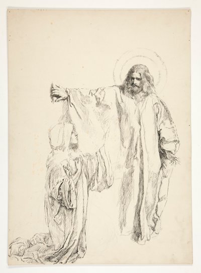 Le Christ et Marie Madeleine - Edwin Austin Abbey