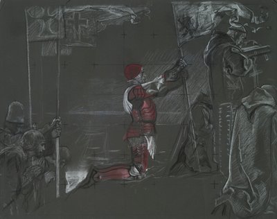 Colomb découvrant le Nouveau Monde - Edwin Austin Abbey