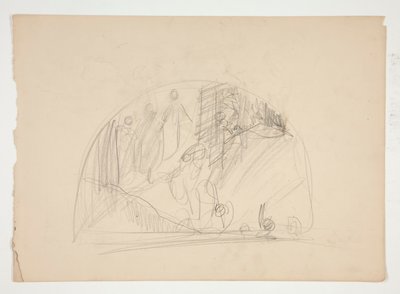 Étude de composition - Edwin Austin Abbey