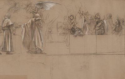 Étude de composition - Edwin Austin Abbey