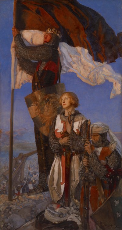 Les Croisés apercevant Jérusalem - Edwin Austin Abbey