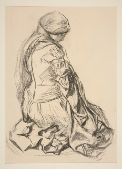 Étude de draperie - Edwin Austin Abbey
