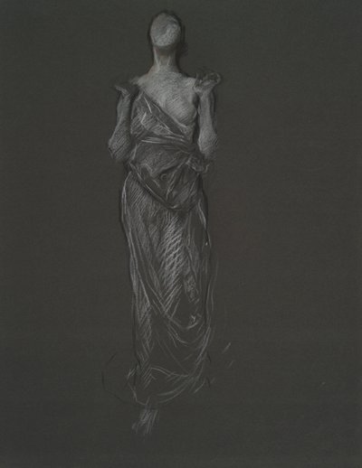 Étude précoce pour - Edwin Austin Abbey