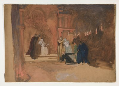 Scène de figure. Hamlet? - Edwin Austin Abbey