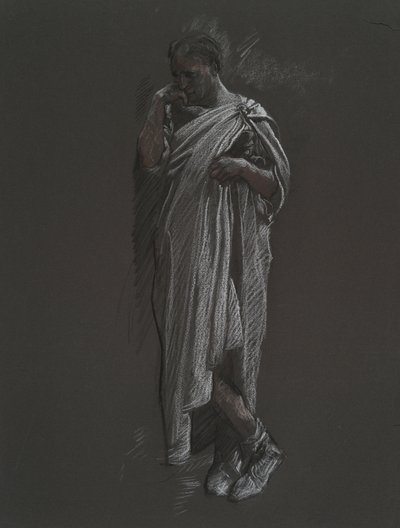 Étude de figure pour - Edwin Austin Abbey