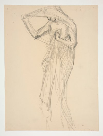 Étude de figure pour - Edwin Austin Abbey