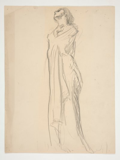 Étude de figure pour - Edwin Austin Abbey