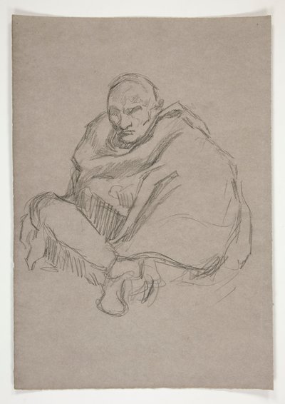Étude de figure pour - Edwin Austin Abbey