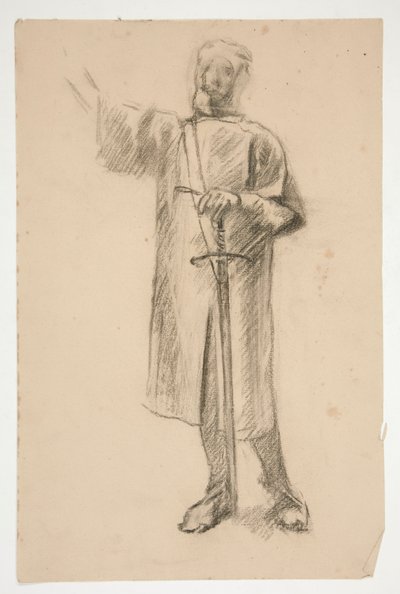 Étude de figure pour - Edwin Austin Abbey