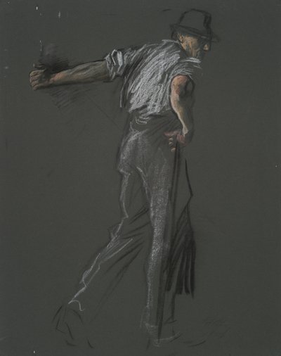 Étude de figure pour - Edwin Austin Abbey