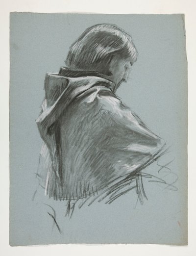Étude de figure pour le roi Arthur - Edwin Austin Abbey