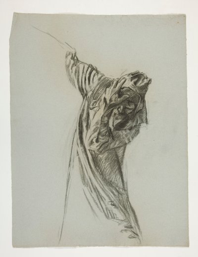 Étude de figure pour le roi Arthur - Edwin Austin Abbey