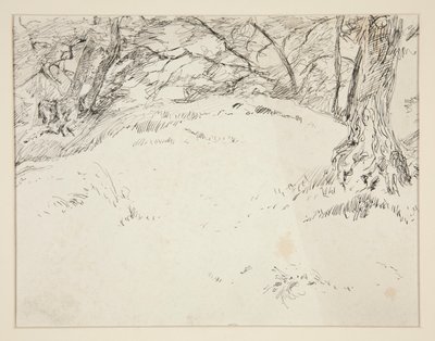 Scène de forêt - Edwin Austin Abbey