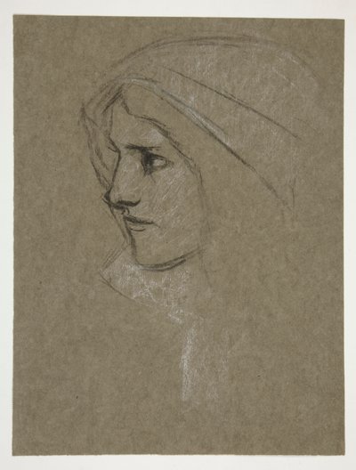 Tête de Cordelia, de King Lear - Edwin Austin Abbey