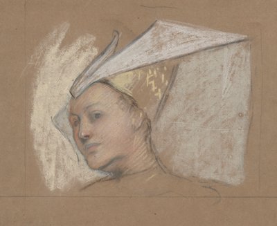 Tête de Lady Anne, de Richard III - Edwin Austin Abbey