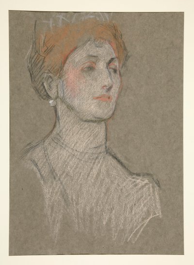 Tête de femme, Couronnement d